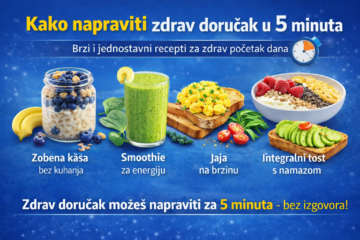 Kako napraviti zdrav doručak
